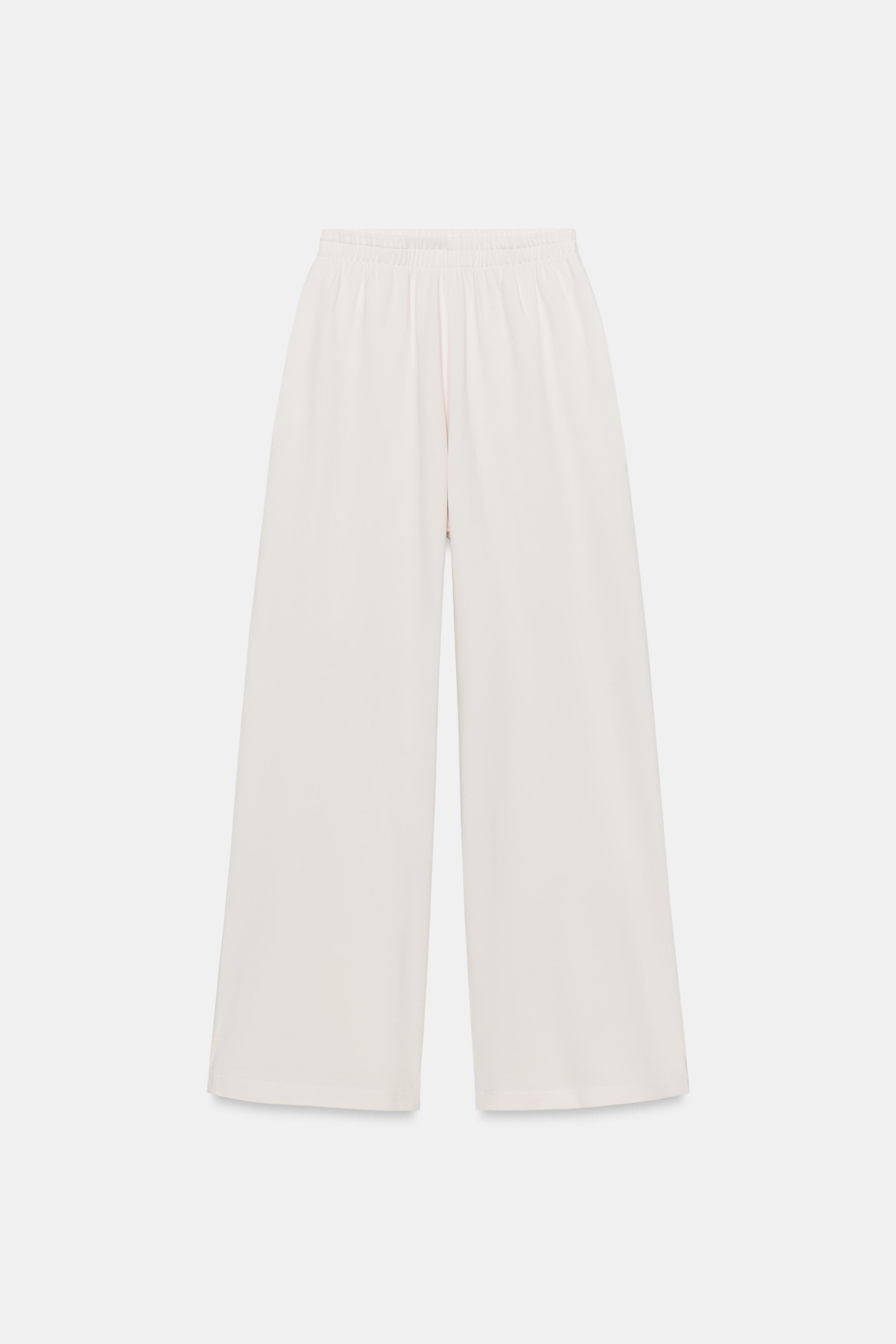 PANTALON LARGE EFFET DÉLAVÉ